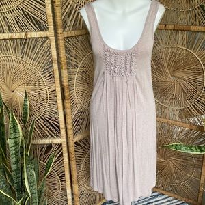 🌵Oatmeal Cotton Stretch Dress